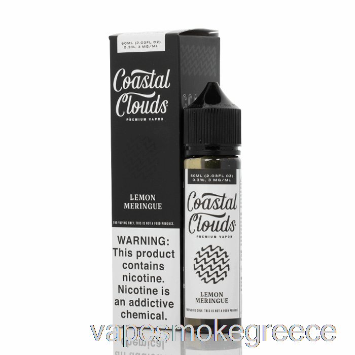 Vape Greece λεμόνι μαρέγκα - παραλιακά σύννεφα συν. - 60 Ml 3 Mg